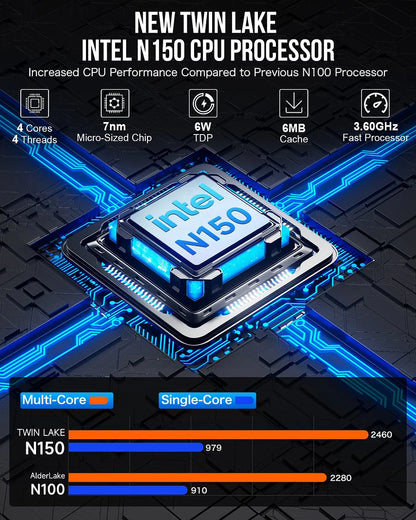 1013-GMKtec Intel Twin Lake N150 Mini PC--NucBox G2 Plus