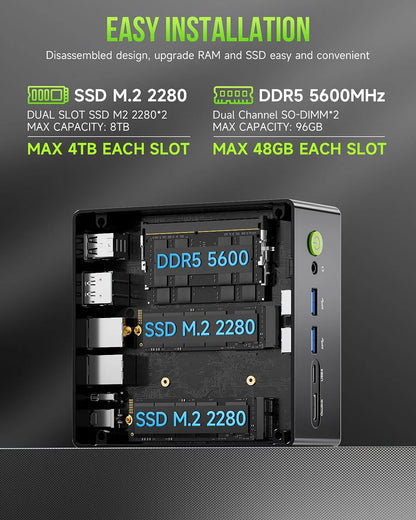 1012-GMKtec AMD Ryzen™ 9 8945HS -- NucBox K11